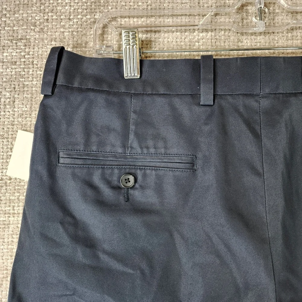 Nordstrom Shorts Mens 33 Navy 100%‎ Pima Cotton Chino Golf Preppy Classic NWT